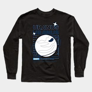 Uranus Planet Space Galaxy Astronomy Universe Long Sleeve T-Shirt